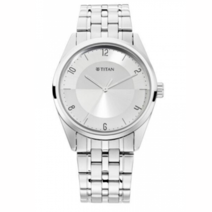 Titan Neo 1729SM06 Luminous Dial Metal Strap Quartz Men Watch